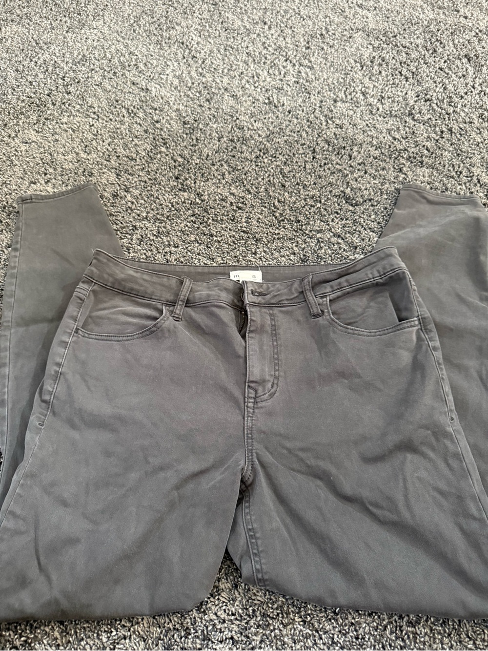 Maurices Dark Gray Straight Leg Jeans